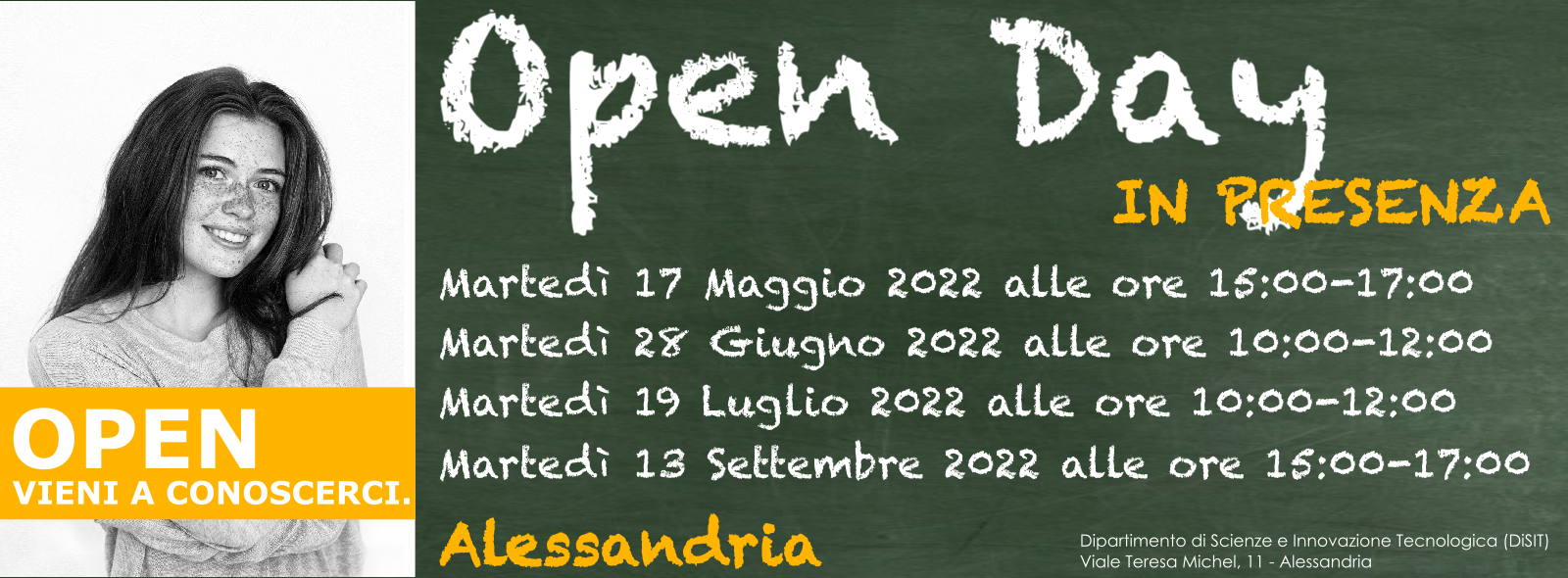OPEN DAY 2022 - Alessandria