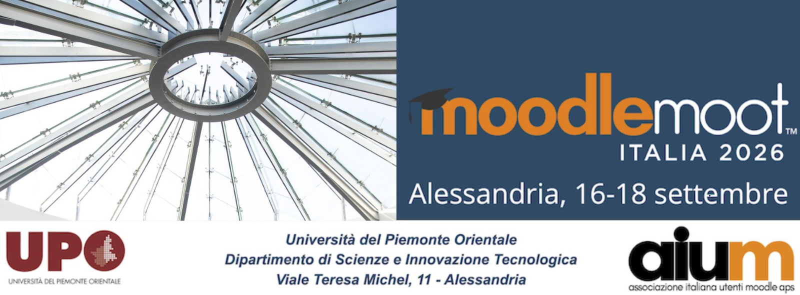 L'Università del Piemonte Orientale ospita MoodleMoot Italia 2026: innovazione e IA nell'e-learning