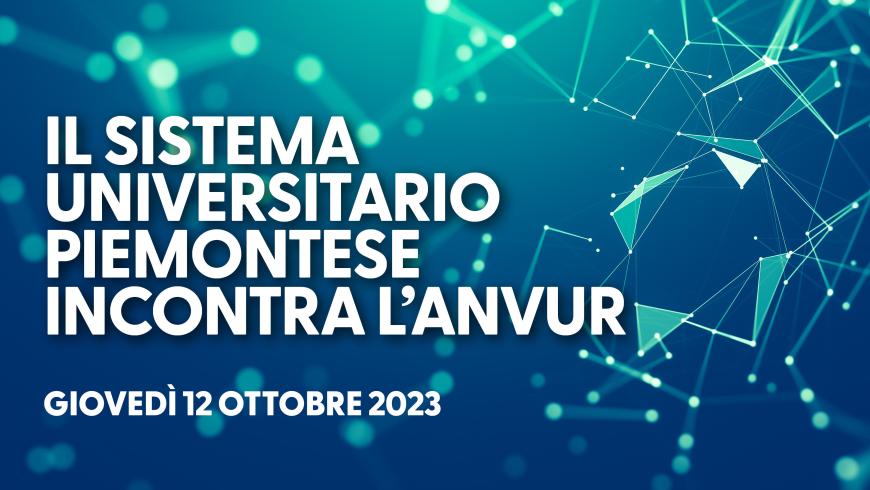 Sistema Universitario Piemontese incontra ANVUR