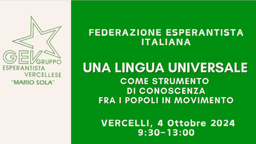 convegno esperanto