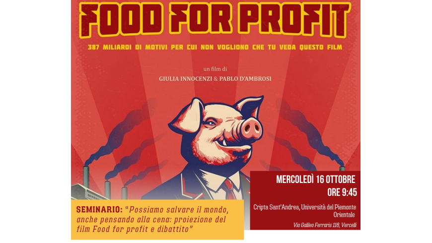 proiezione Food for Profit