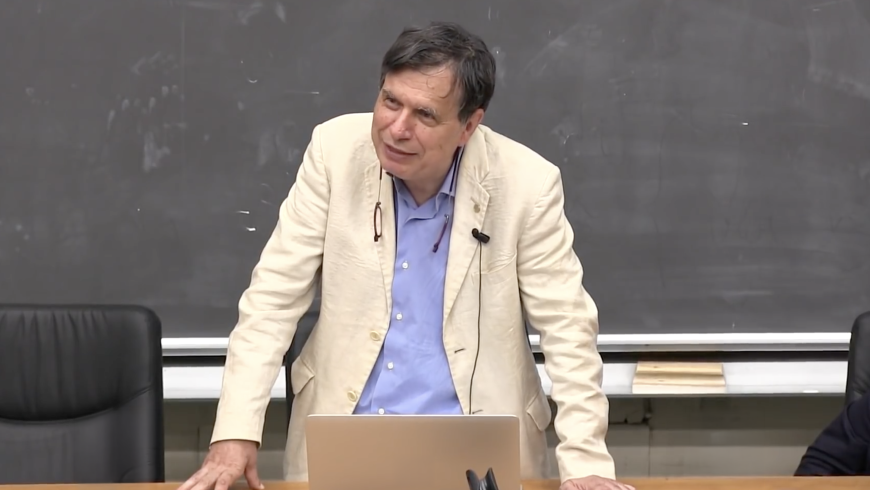 Il professor Giorgio Parisi
